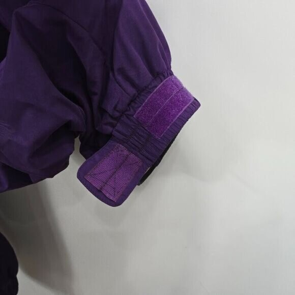 Vintage Obermeyer Thermolite Hooded Ski Suit 6 Purple Insulated Elastic Waist - Picture 5 of 16